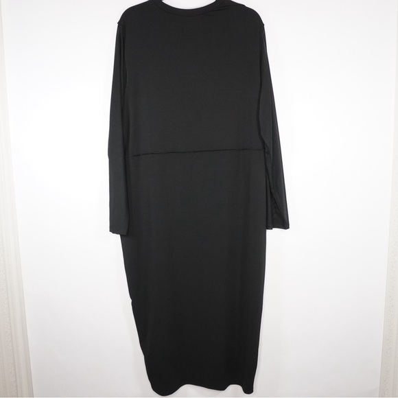 Nina Parker Black Long Sleeve Mesh
Midi Dress - Picture 3 of 6